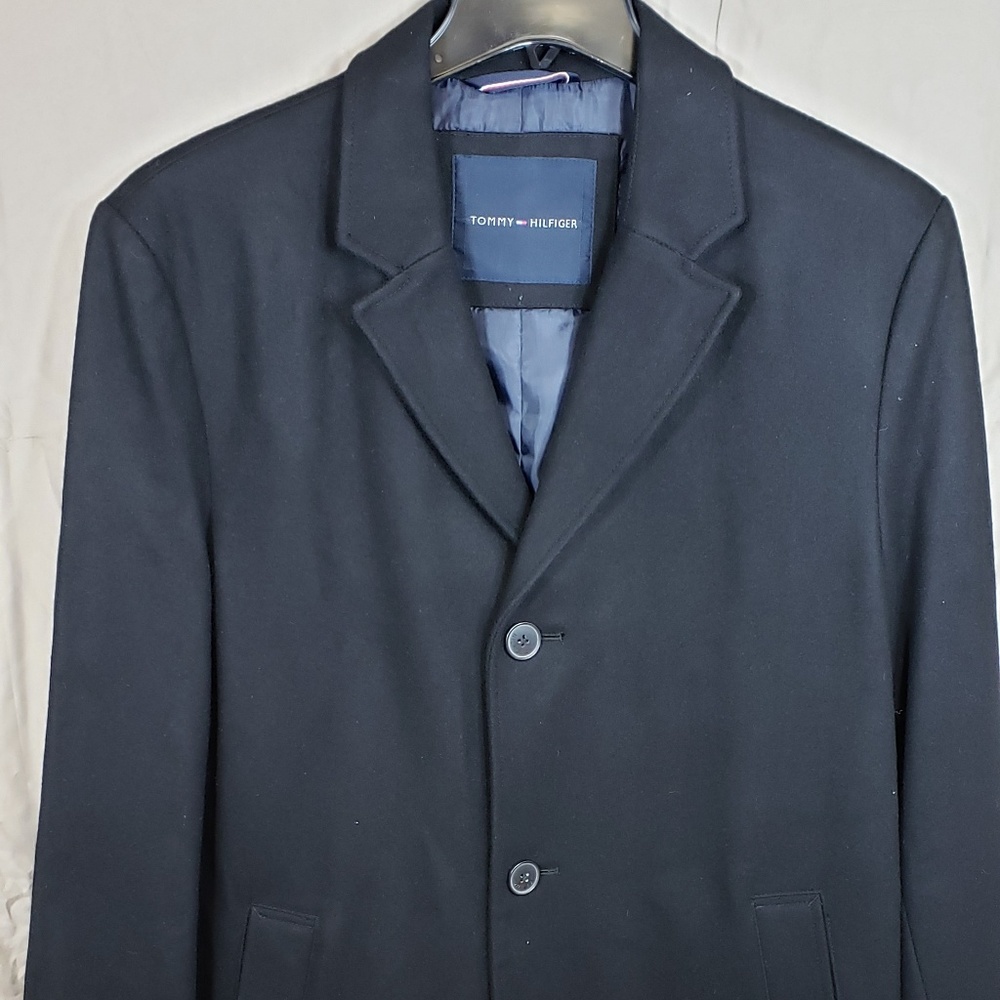 Tommy Hilfiger Men's Wool Melton Unfilled Top Coat